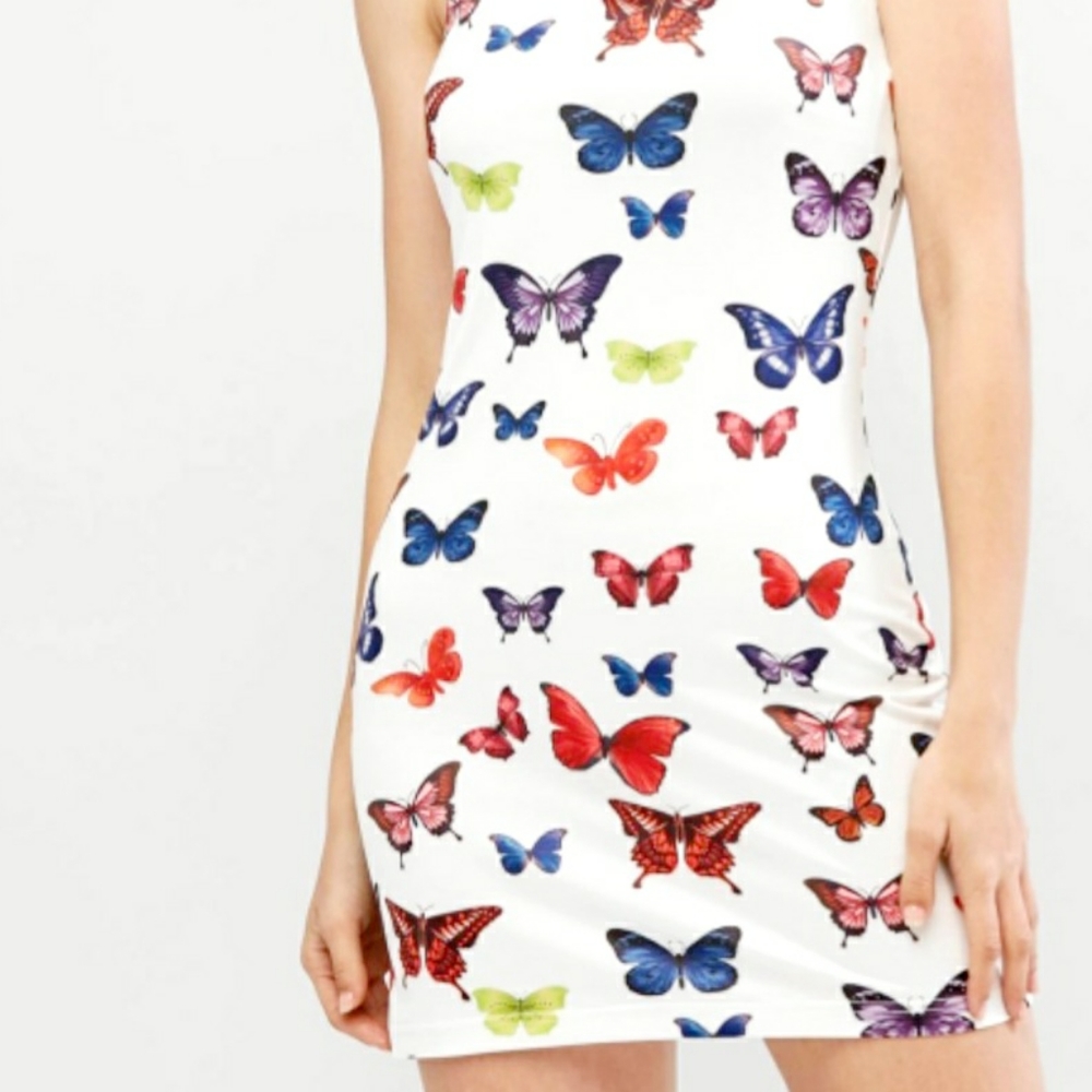 💥Beautiful Cami Butterfly Dress - Picture 8 of 9